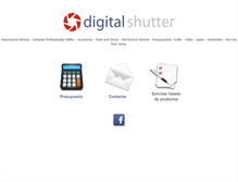 Tablet Screenshot of digital-shutter.com